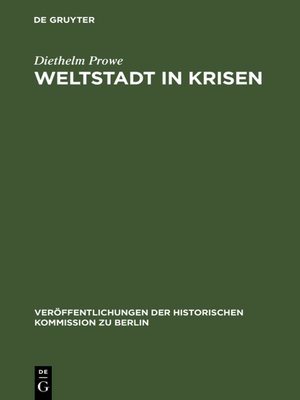 cover image of Weltstadt in Krisen